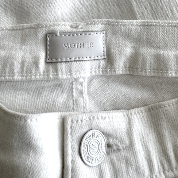 Anthropologie Mother Mid Rise Dazzler Ankle Fairest Of Them All Jeans Size 34 - Picture 6 of 12